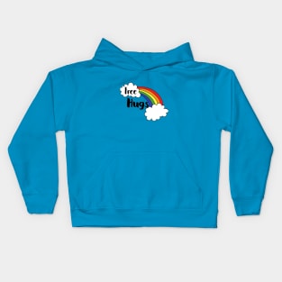 Free Hugs Rainbow Kids Hoodie